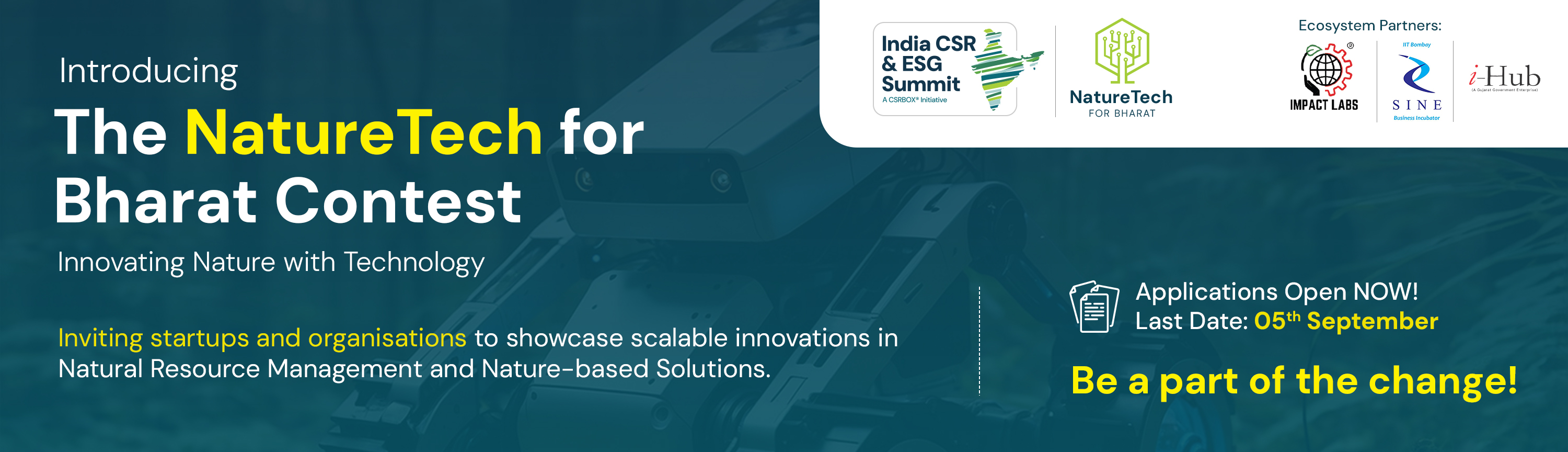 CSRBOX Launches NatureTech for Bharat: A Call for Innovations for Environmental Sustainability